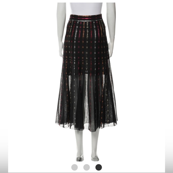 ALEXANDER MCQUEEN MIDI SKIRT - size XXS. Originally $1980.00 - Picture 3 of 3